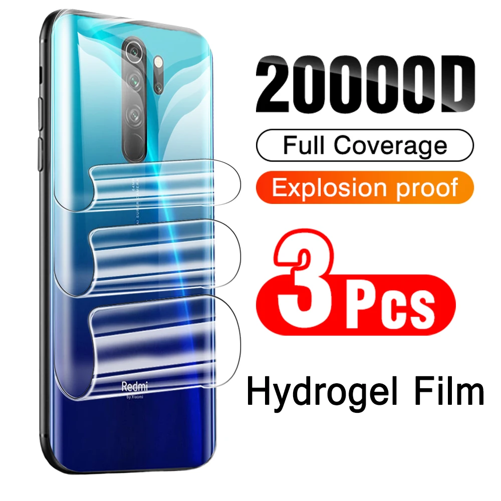 Защитная пленка для Xiaomi Redmi Note 8 Pro 8T Note8 Note8t 8pro Redmi8 8A Mi8 Lite Гидрогелевая без стекла 3