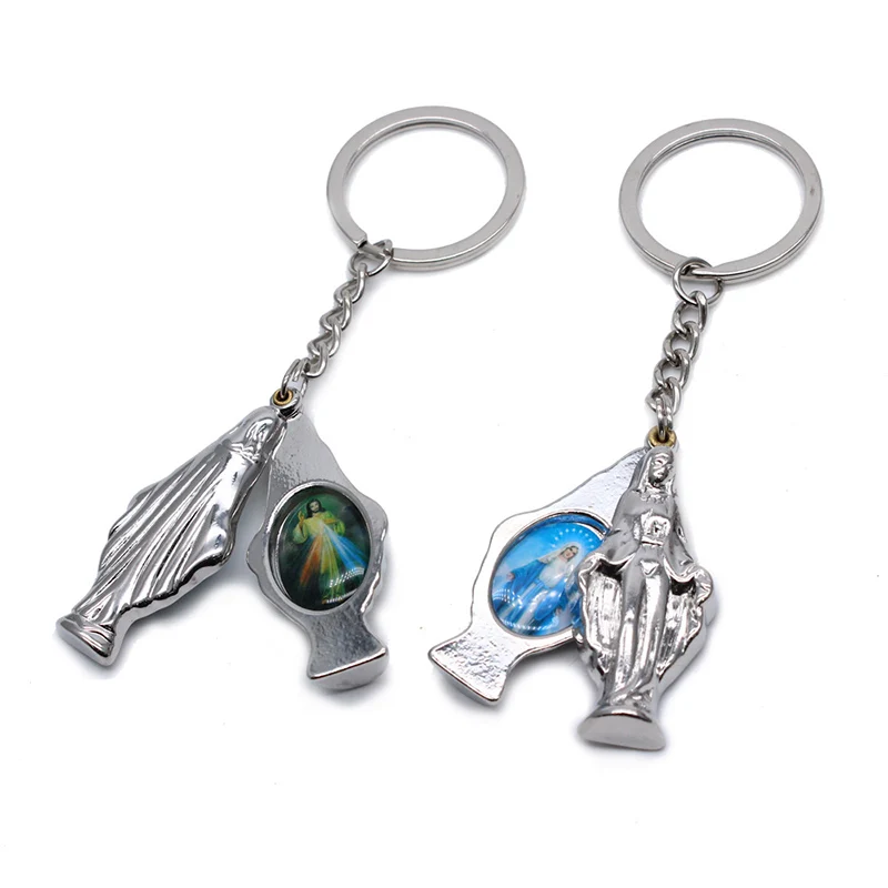 Религиозный брелок с Христом Иисусом/Девой магией для автомобиля кольцо на талию