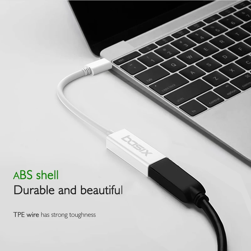 Basix 4K Тип C 3 1 к HDMI-совместимый папа женскому USB кабель адаптер для MacBook хром книга