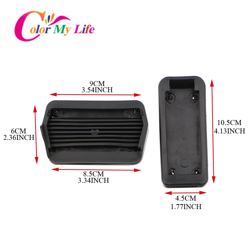 Алюминиевые автомобильные педали акселератора педаль тормоза крышка сцепления