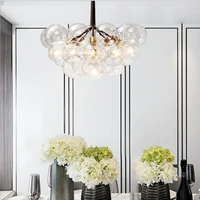 modern led nordic led crystal light ceiling vintage lamp e27 pendant light kitchen island lustre suspension moroccan decor