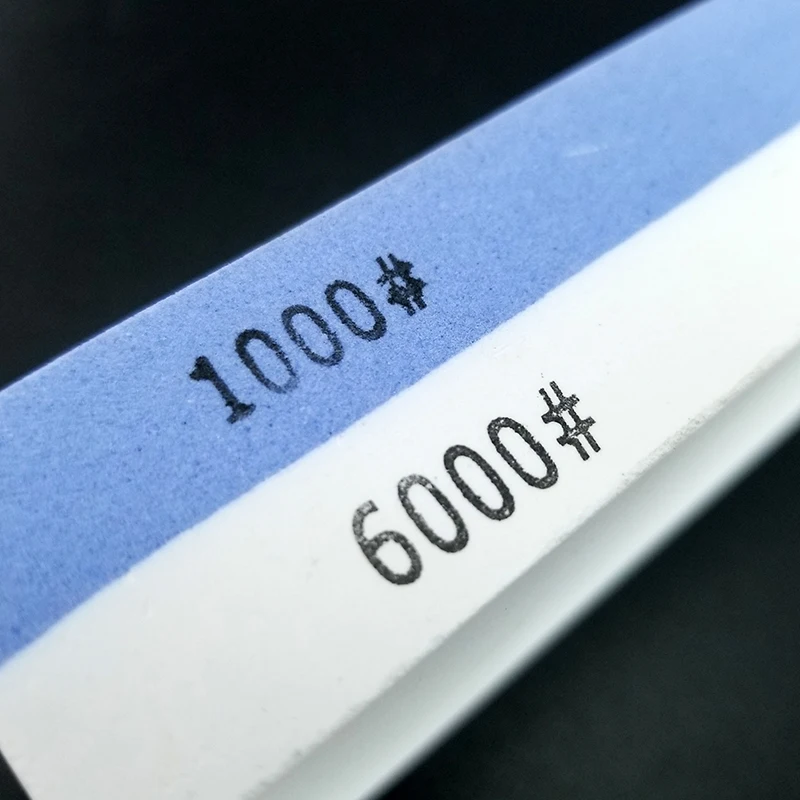 Двусторонний 1000/6000 Грит белый корундовый профессиональный шлифовальный нож с