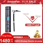 Портативный автомобильный воздушный насос, 12 В, 150psi, беспроводной