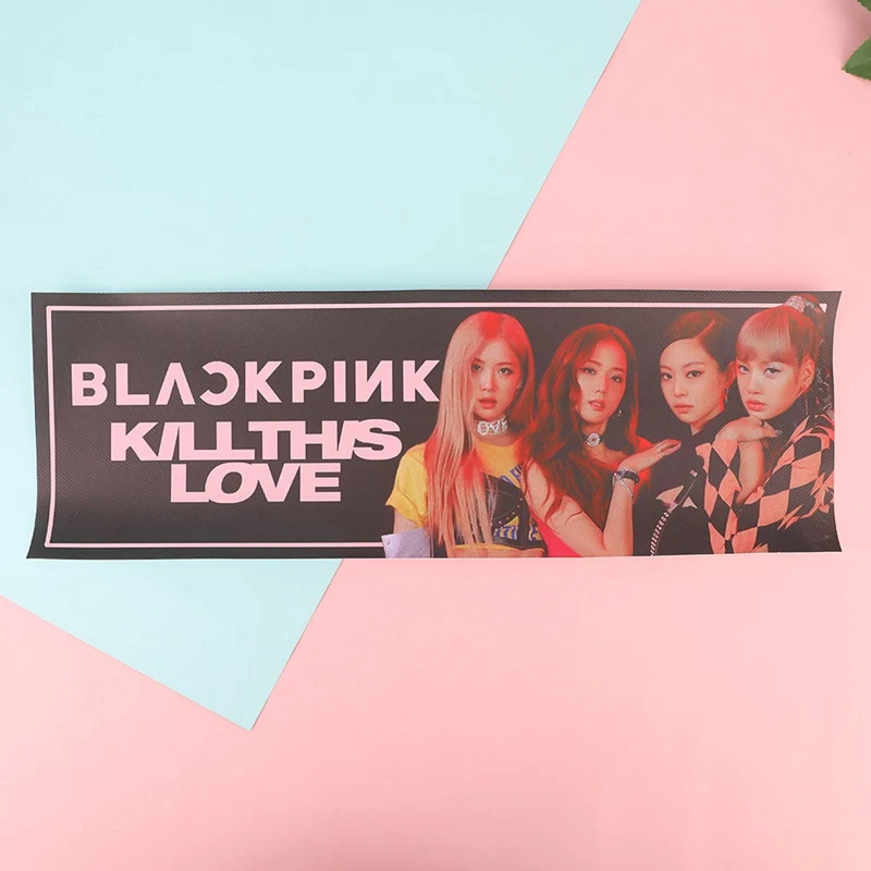 1 шт. Kpop BLACKPINK концертная поддержка ручной баннерная ткань повесить плакат для фанатов коллекция подарок