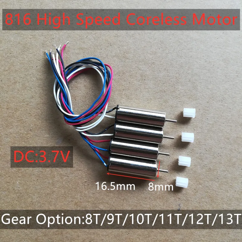 Мотор 816 X5SC X5SW X5HC X5HW X5UC X5UW X9 X9S, запасные части для РУ дрона CW CCW, основной мотор без сердечника, квадрокоптера, аксессуары
