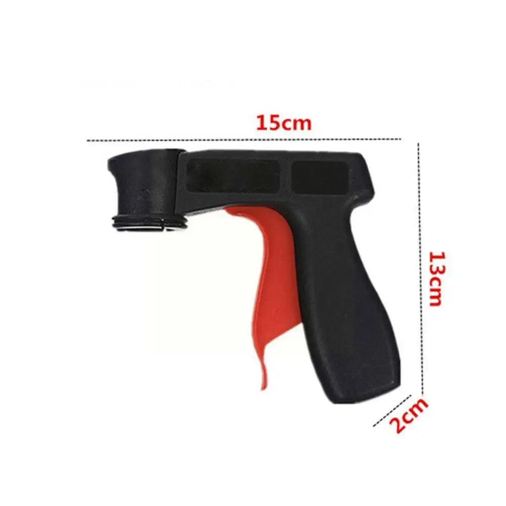 

Spray Adaptor Paint Care Aerosol Spray Gun Handle with Trigger Car Collar Maintenance Full Grip Locking C3Q0