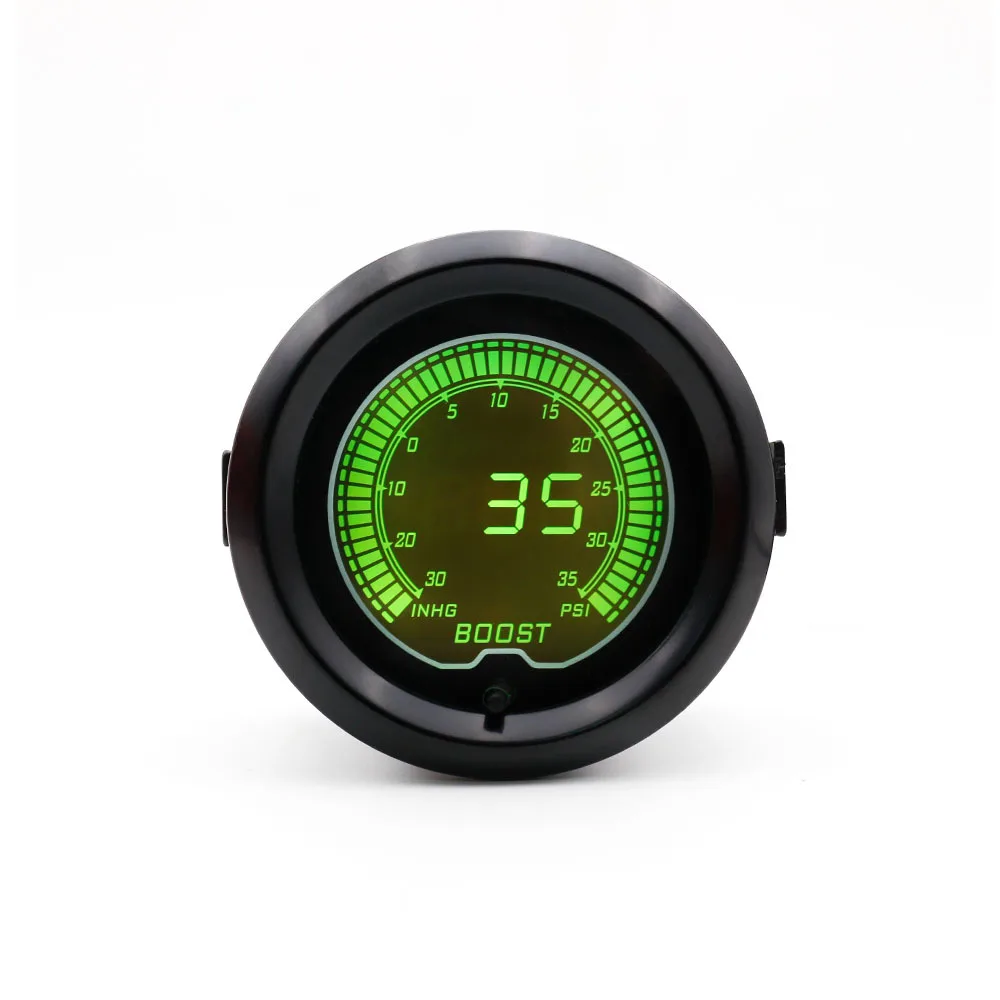 " 52 мм Gauge Impulse EVO lcd 7 цветов Turbo Boost Gauge-с регулируемым Авто турбо-комплектом PSI 1-30 IN-CABINE импульсный контроллер