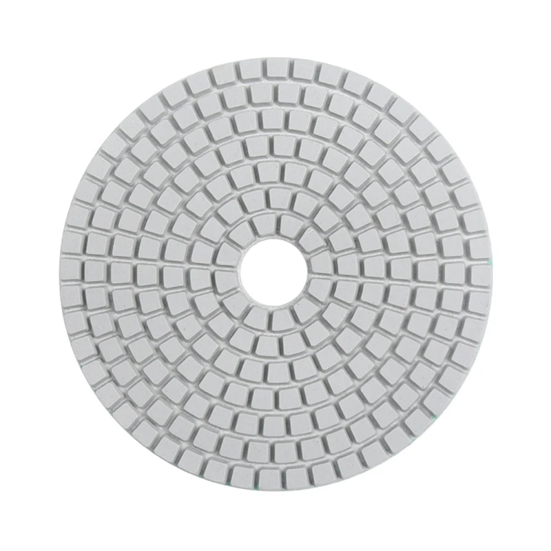 

8/9pcs Diamond Polishing Pads 4 Inch Wet/Dry Set for Granite Stone Buffing Concrete Marble Grinding Discs