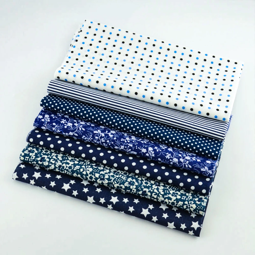 Booksew 7 шт. хлопчатобумажная простая ткань точки белые цветы стильные Поделки