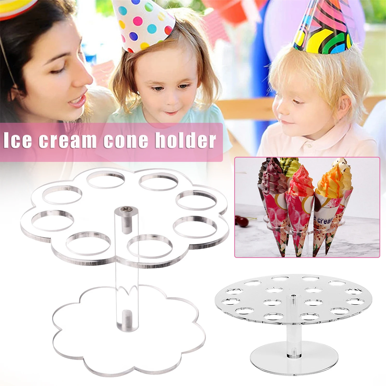 

Акриловый прозрачный держатель для мороженого, 2020ing