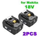 Аккумулятор 18V1, 8 Ач, 100% мА ч, литийионный Аккумулятор для MAKITA BL1880, BL1860, BL1830, зарядное устройство 4 а