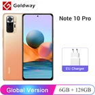 Смартфон Xiaomi Redmi Note 10 Pro, глобальная версия дюйма, 6 ГБ ОЗУ, 128 Гб ПЗУ, 108MP Quad Camera дюйма, Snapdragon 732G, 120 Гц, AMOLED NFC