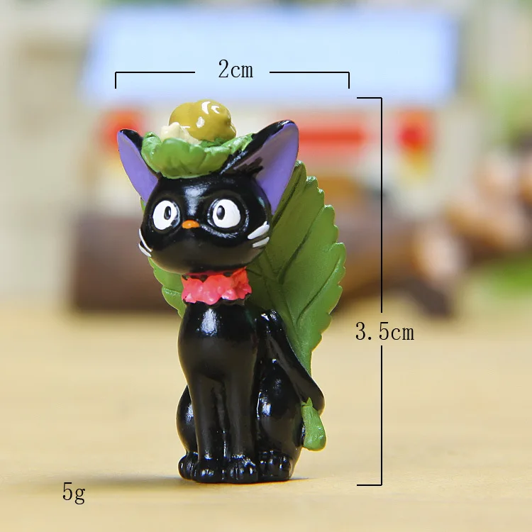Аниме игрушки Кики Studio Ghibli черная кошка фигурки-украшения модель Хаяо Миядзаки