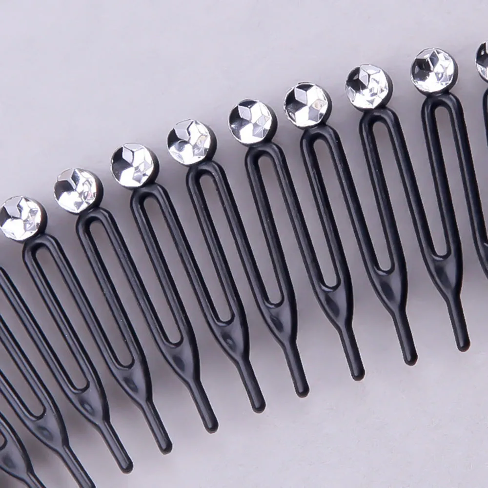 1 шт. пластиковая эластичная кристальная Гибкая Расческа с Полным Кольцом зажим