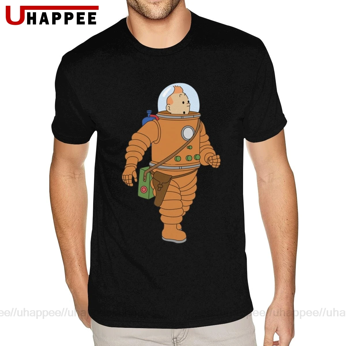 Мужская футболка с коротким рукавом и круглым вырезом | одежда