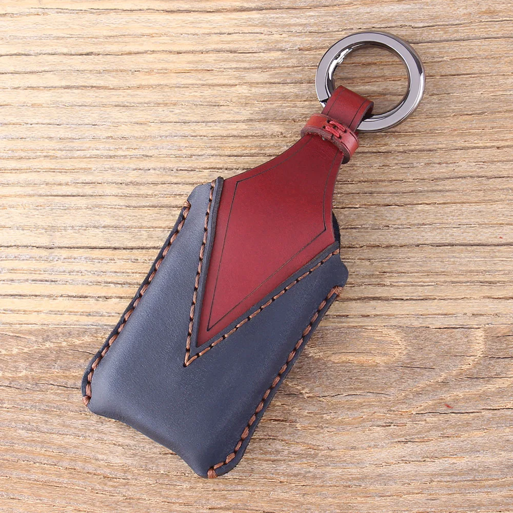 Защитный чехол KEYYOU из натуральной кожи с 3 кнопками и дистанционным управлением