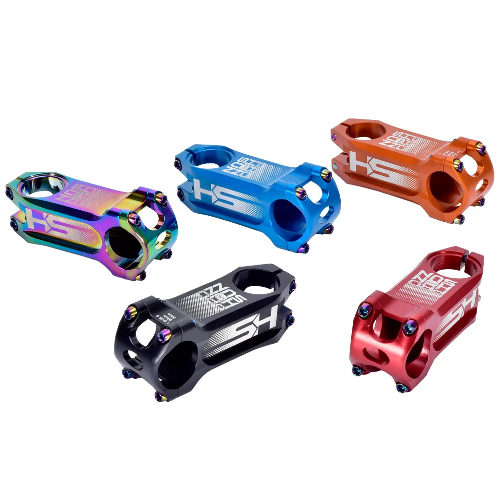 

G110 Bicycle Stem 7075 aluminum alloy Colorful stem 31.8 * 80MM 0 degree mountain bike CNC colorful stem