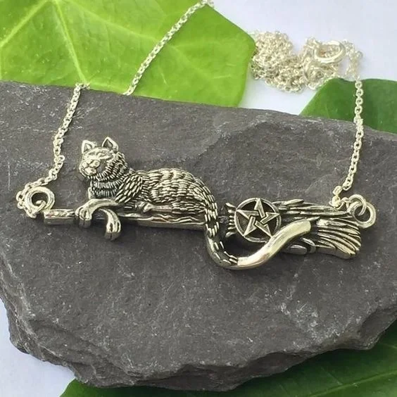 Ведьмак Кот ведьма подарок кот любимый альтернативные ювелирные изделия