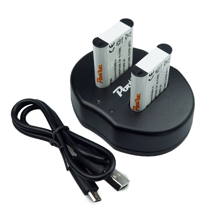 2 шт. NP-BX1 аккумуляторов NP BX1 NPBX1+ двойной bateria зарядное устройство для sony NP-BX1 HDR-AS200v AS15 AS100V DSC-RX100 X1000V WX350 RX1 - Цвет: 2Batteryxcharger