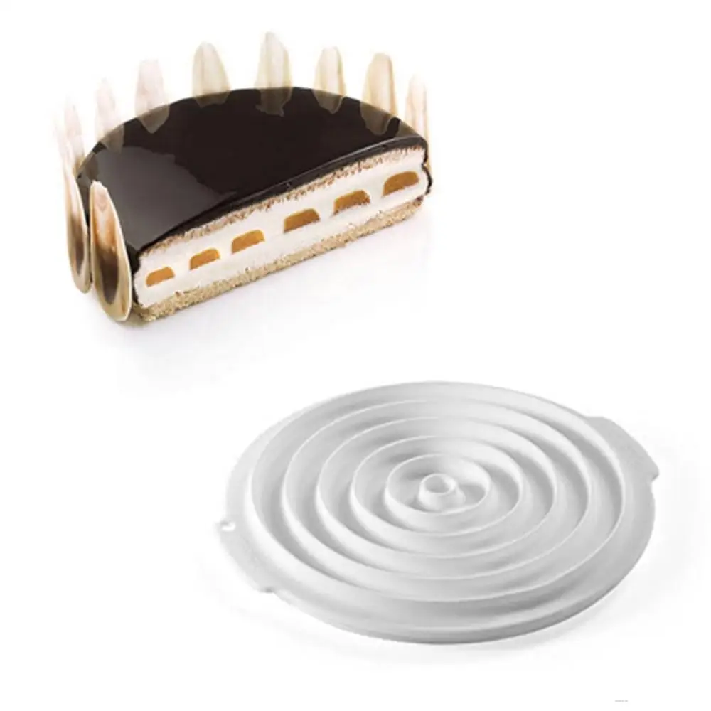 

Silicone cake mold white circle decoration mold DIY baking mould