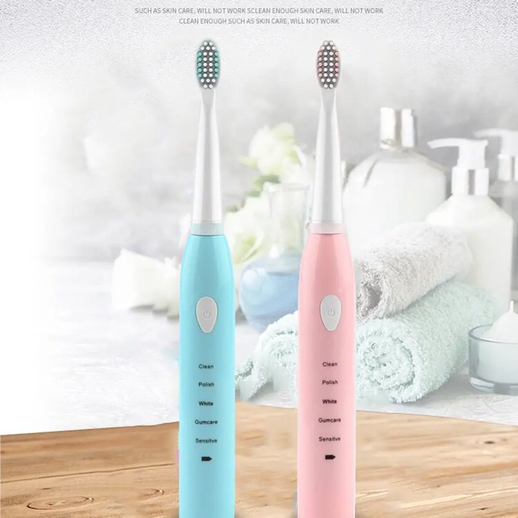

Electric Toothbrush Adult Rechargeable Toothbrush Sonic Automatic Soft Toothbrush Waterproof Usb Charging