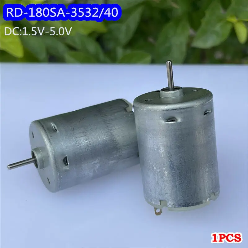 

1PC Japan MABUCHI RD-180SA Precious Metal Brush Motor DC 1.5V-5V 28500RPM High Speed Large Torque for Toy Car Boat Models