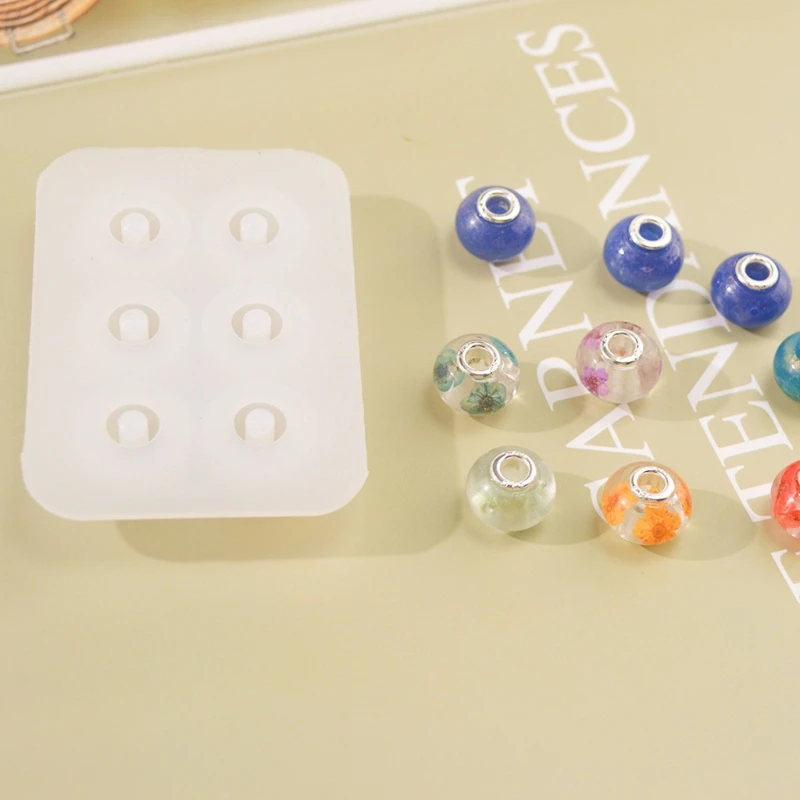 

Spherical Bracelet Diamond Beads Epoxy Resin Mold Pendant Casting Silicone Mould T8DE