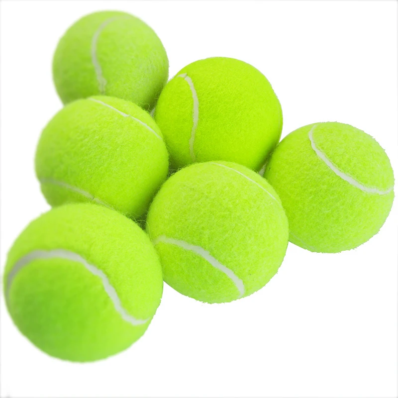 Professional Reinforced Rubber TennisBall Thick Chemical Fiber Durable Tennis Ball High Elasticity Used For Club School Training