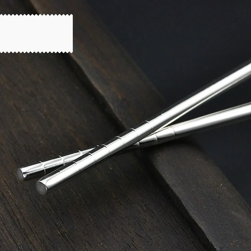 

Silver chopsticks 999 pure silver cutlery hollow bamboo smooth surface portable lunch box chopsticks 30g, 40g, 50g pure silver