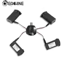 Eachine E520 E520S Дрон Квадрокоптер с дистанционным управлением запасные Запчасти 4 в 1 взаимный обмен данными между компьютером и периферийными устройствами Зарядное устройство зарядным устройством с 7,4 V 1200 мА/ч, 25C LiPo Батарея комбинированный набор