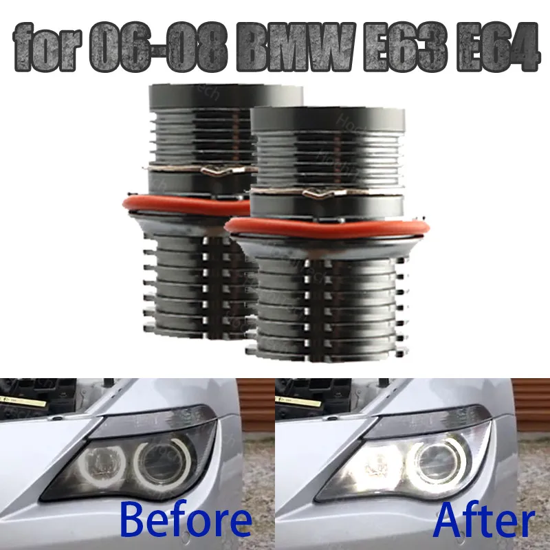 

High Power Free Error for 06-08 BMW 6-series E63 E64 M6 White Angel Eyes Halo Ring Light Bulbs