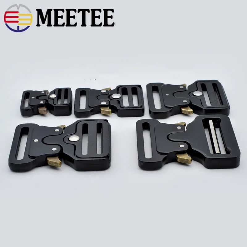 Meetee 1 шт./4 шт. ID25-50mm Пряжка из сплава Открытый тактический пояс ремень Регулировка пряжки DIY аксессуары для одежды YK032