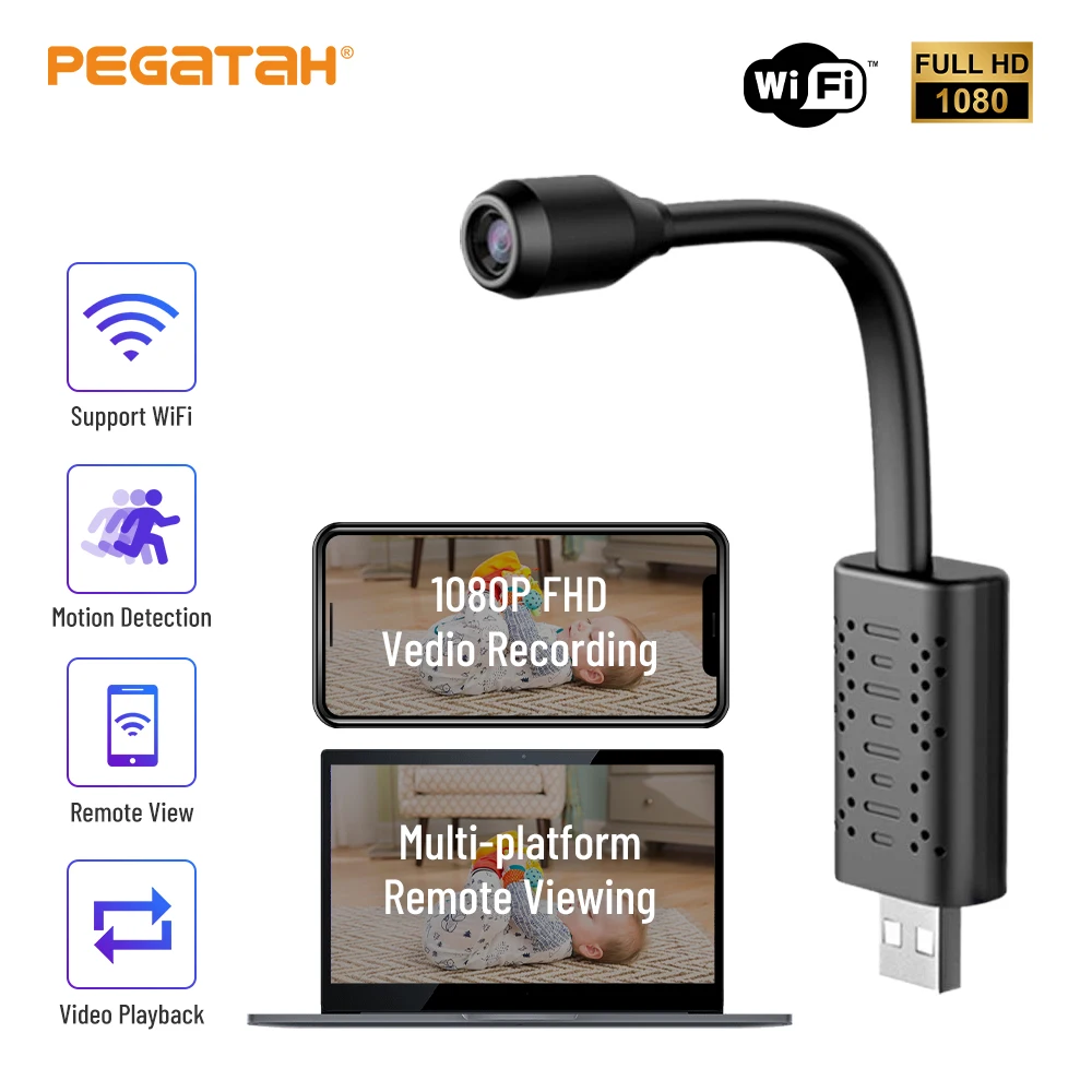 

Мини-камера Wi-Fi, 1080P, IP, Спортивная экшн-камера, видеорегистратор, цифровая DV-камера с поддержкой скрытого TF/SD