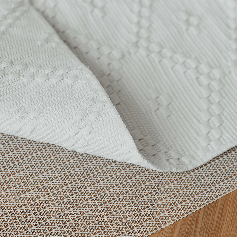 Хлопковый напольный коврик нескользящий для спальни в скандинавском стиле