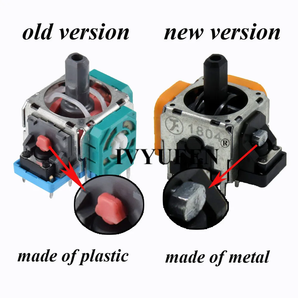 50 шт. 3D Джойстик IVYUEEN для PlayStation 4 PS4 Pro тонкий контроллер Rocker Для XBox One 360 аналоговые