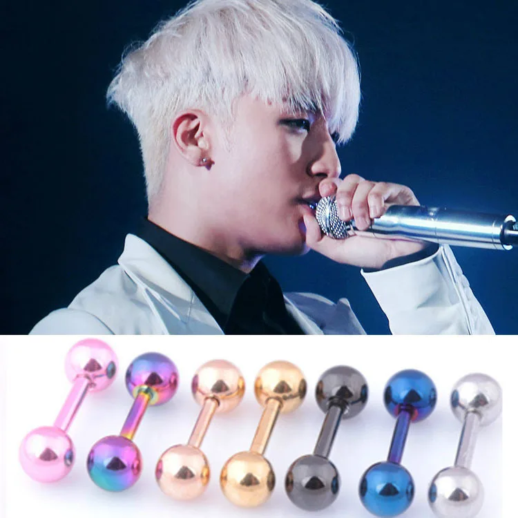 Маленькие женские и мужские серьги гвоздики Victory в стиле знаменитостей для ушей