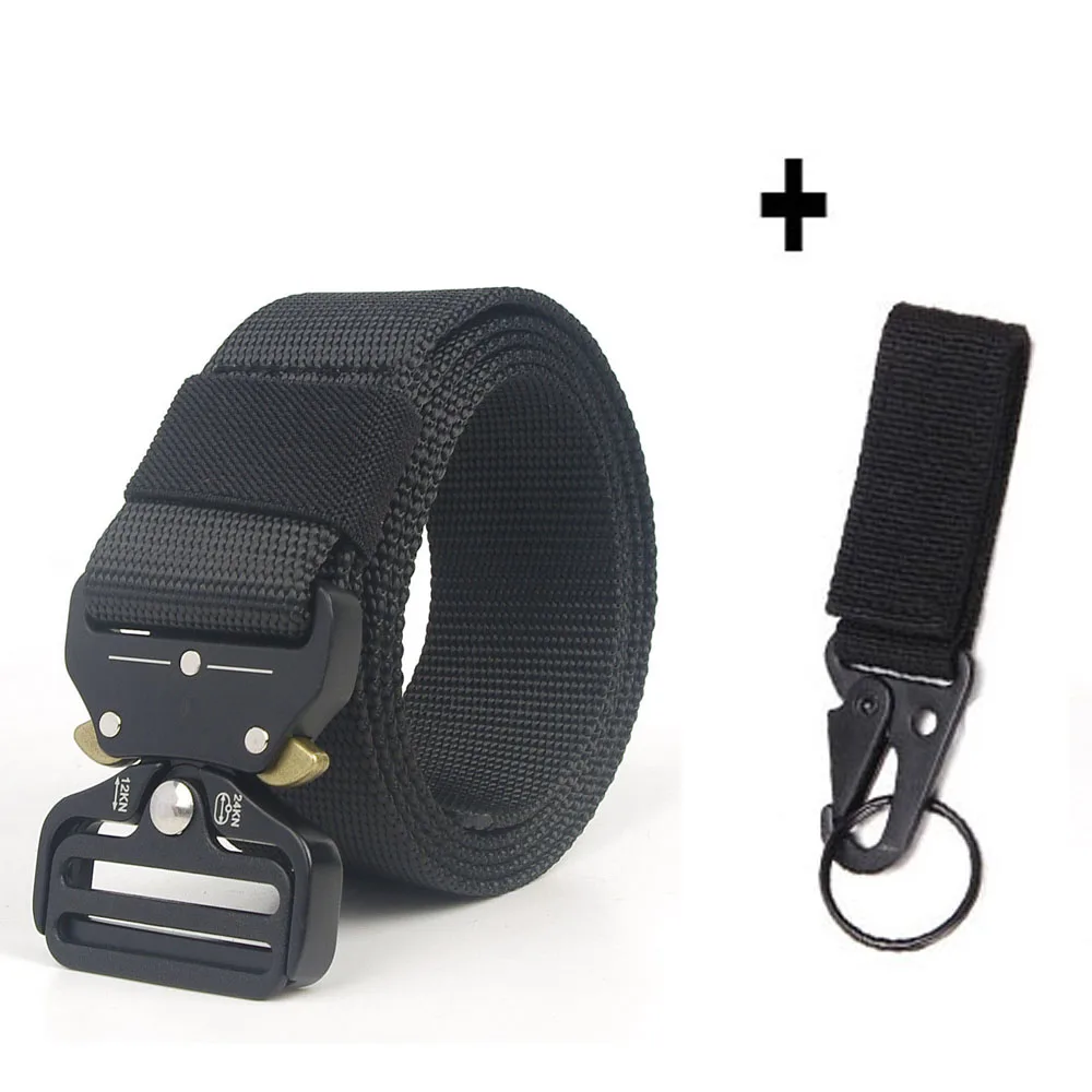 sty2bk keychain Поясная поддержка поясной ремень тактический армейский военный боевой сбивающийся аварийный пояс для выживания Пояс для охоты - Цвет: sty2bk keychain