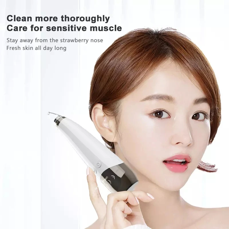 

Electric Microcrystals Can Remove Facial Blackheads and Acne. Vacuum Skin Care Machine Cleans the Skin. Beauty Care Tools.