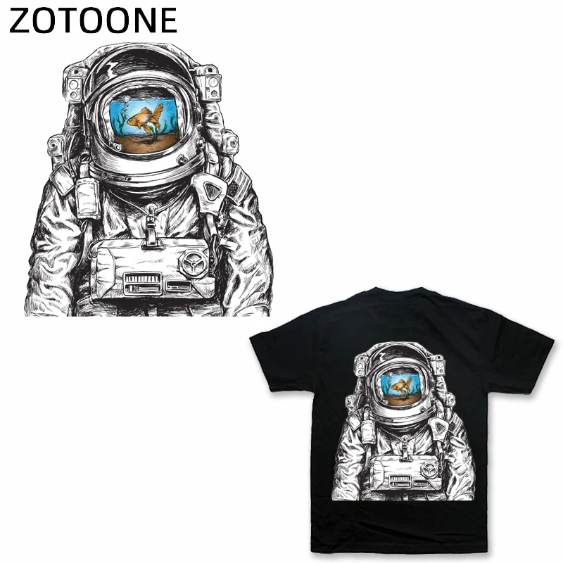 ZOTOONE космические тепловые нашивки для детской одежды футболки самодельные