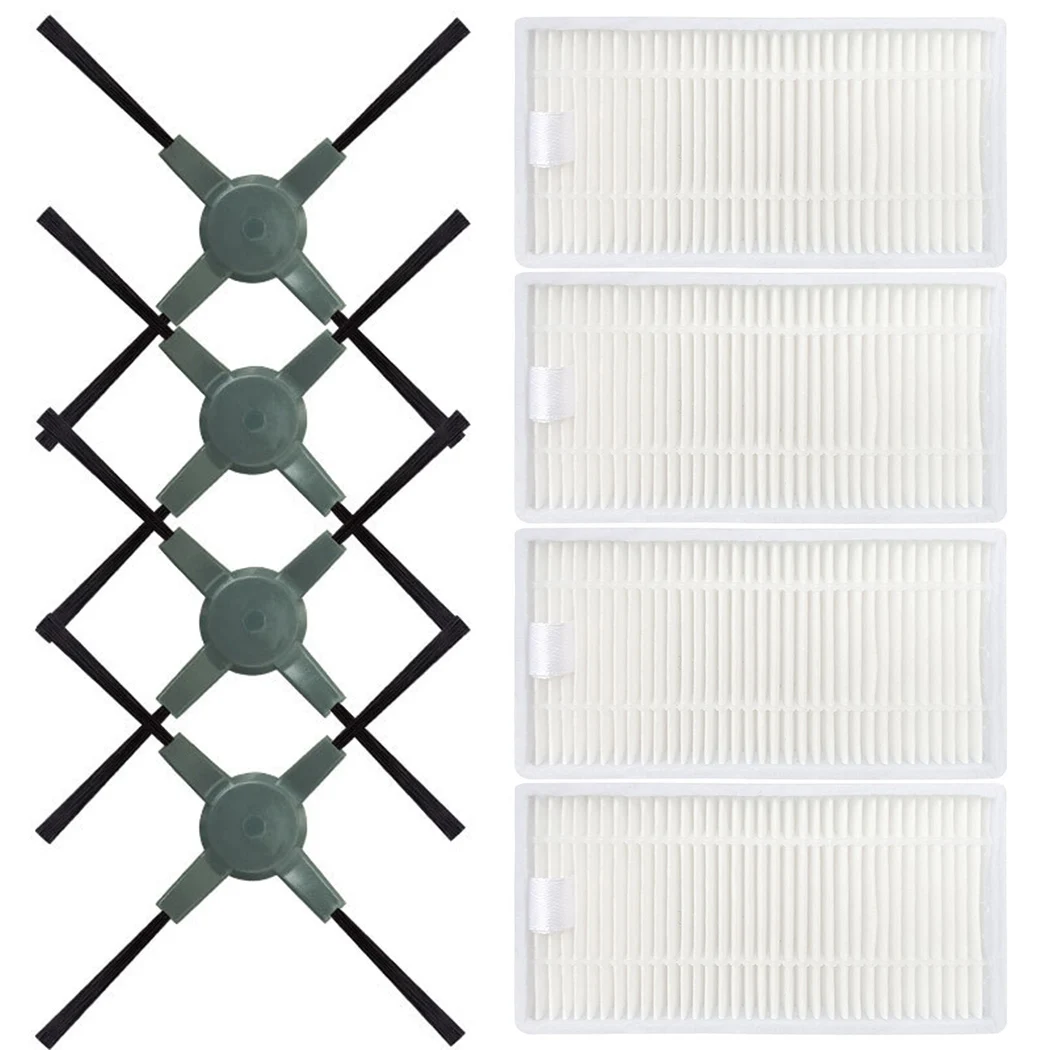 Side Brush+Filters Kit For Proscenic Pro-COCO SMART 680T Vacuum Cleaner Parts Household Cleaning Tool Corner Brush Filter Part | Дом и сад