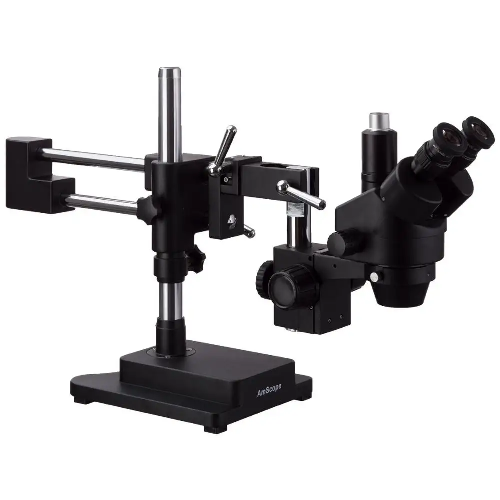 AmScope 3.5X-90X черный Simul фокусным расстоянием Тринокулярный Стерео микроскоп с