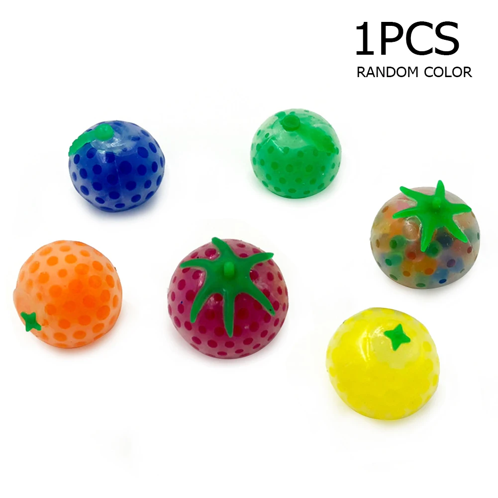 Juguete de descompresi&oacute;n, bola original de m&uacute;sica para amasar, cuentas de colores transparentes, juguete de descompresi&oacute;n para apretar, 1 unidad, Color aleatorio-4