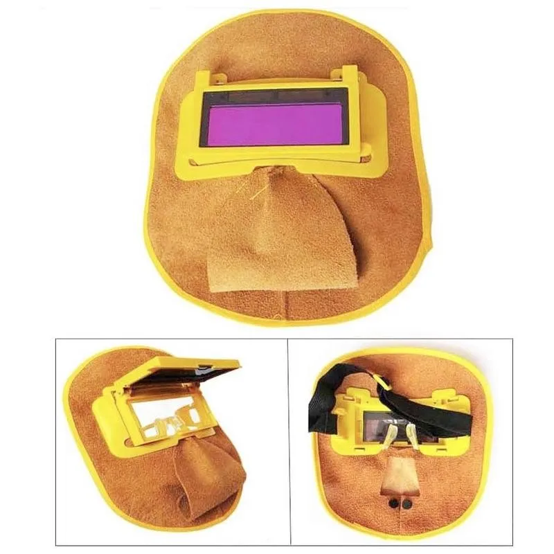 

Electric Welding Mask Automatic Darkening Automatic Darkening Helmet With Cap Eye Protector Welding Lens For Welding Machine