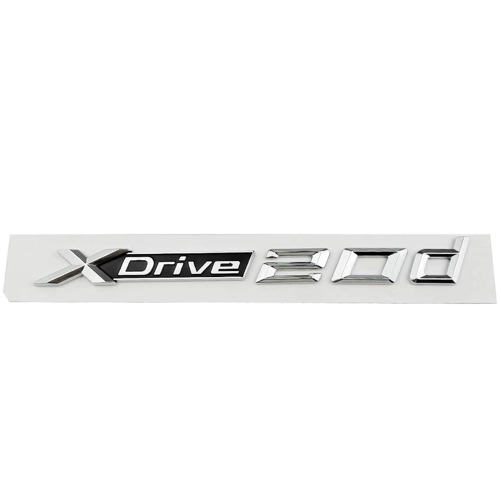 1-20 шт. 3D Эмблема письмо Xdrive 20d 30d логотип Стикеры для BMW X2 X3 X4 X5 X6 X7 M5 E83 F25 F26 E60