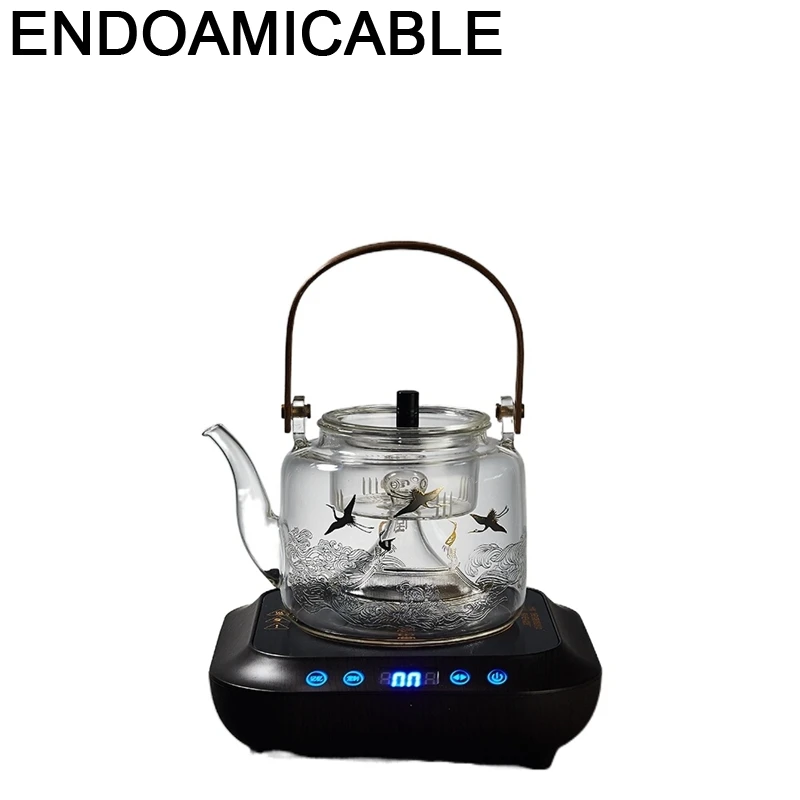 

Health Water Boiler Waterkoker Stove Hogar Chaleira Maker Cooker Pot with Warmer Set Small Heater on Desk Electric Teapot