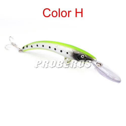 

Bionic Fish Lure Artificially Made 15.5cm/16.3g ABS Plastic Hard Lure Lure 10 Colors DW1113