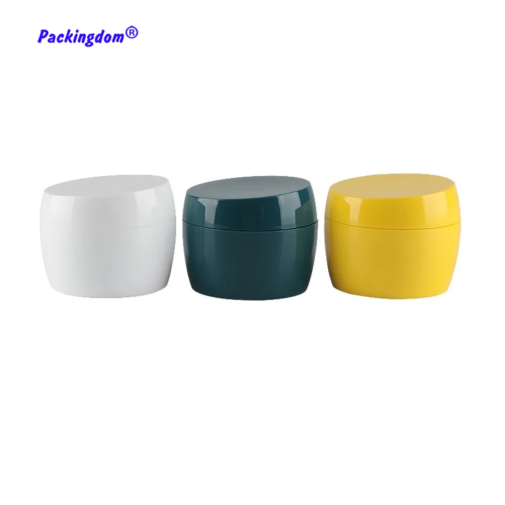 10 шт пластиковые пустые косметические контейнеры белый крем горшок макияж