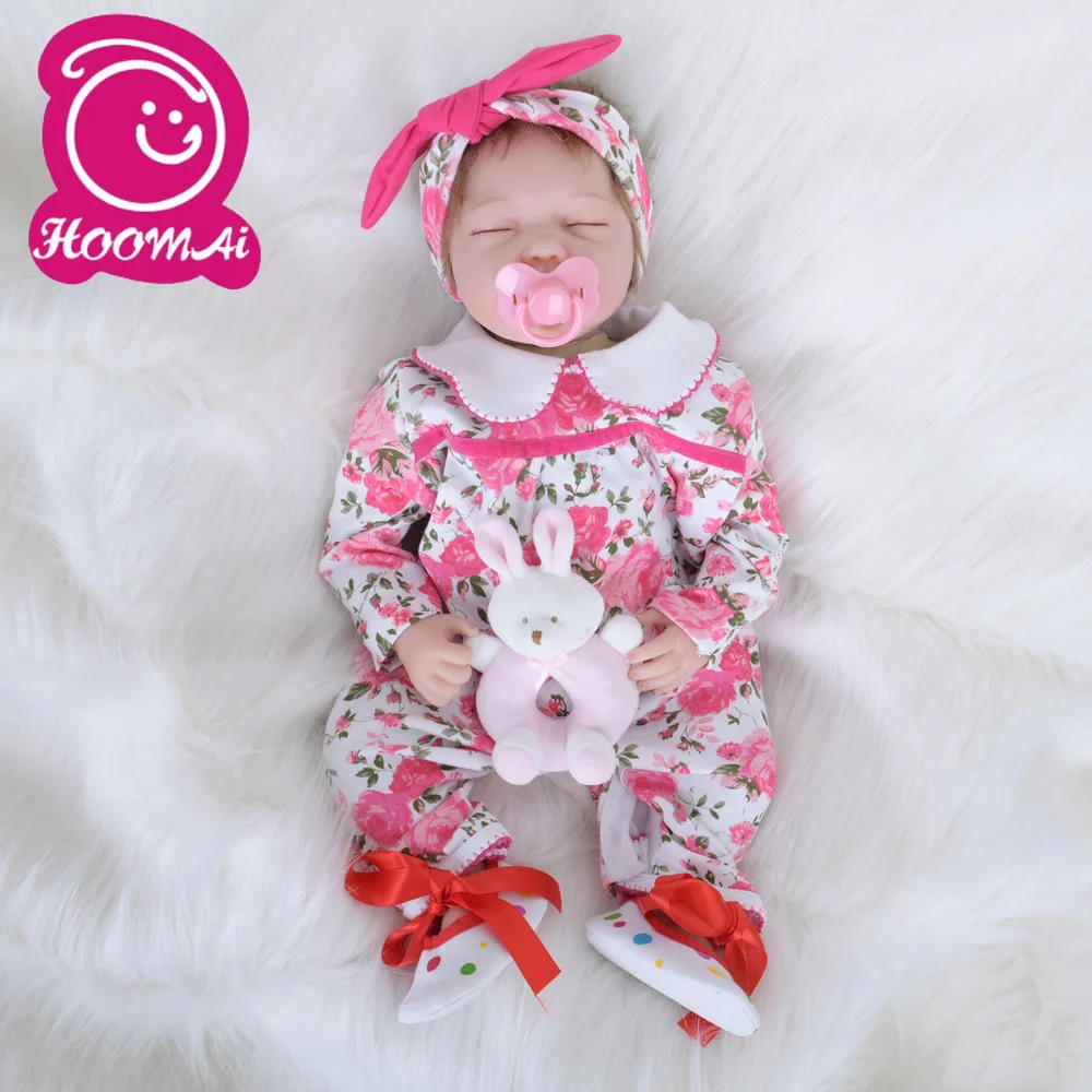 Кукла реборн Мягкая силиконовая 55 см 22 дюйма|Игровые фигурки и трансформеры| |