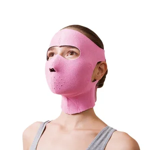 Японские неопреновые маски для лица Cogit маска для лица поддержка розовый Германий уход за кожей лица-сауна резиновая маска для женщин использовать форму 3D V-Face