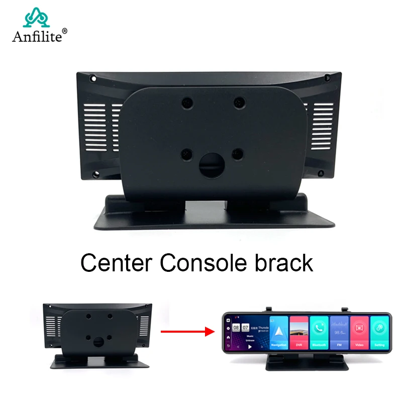 

Anfilite 12 inch Car rearview mirror Mount DVR Holder Car Camera Non-slip Mat Rubber Stand Bracket Holder on Centre Panel